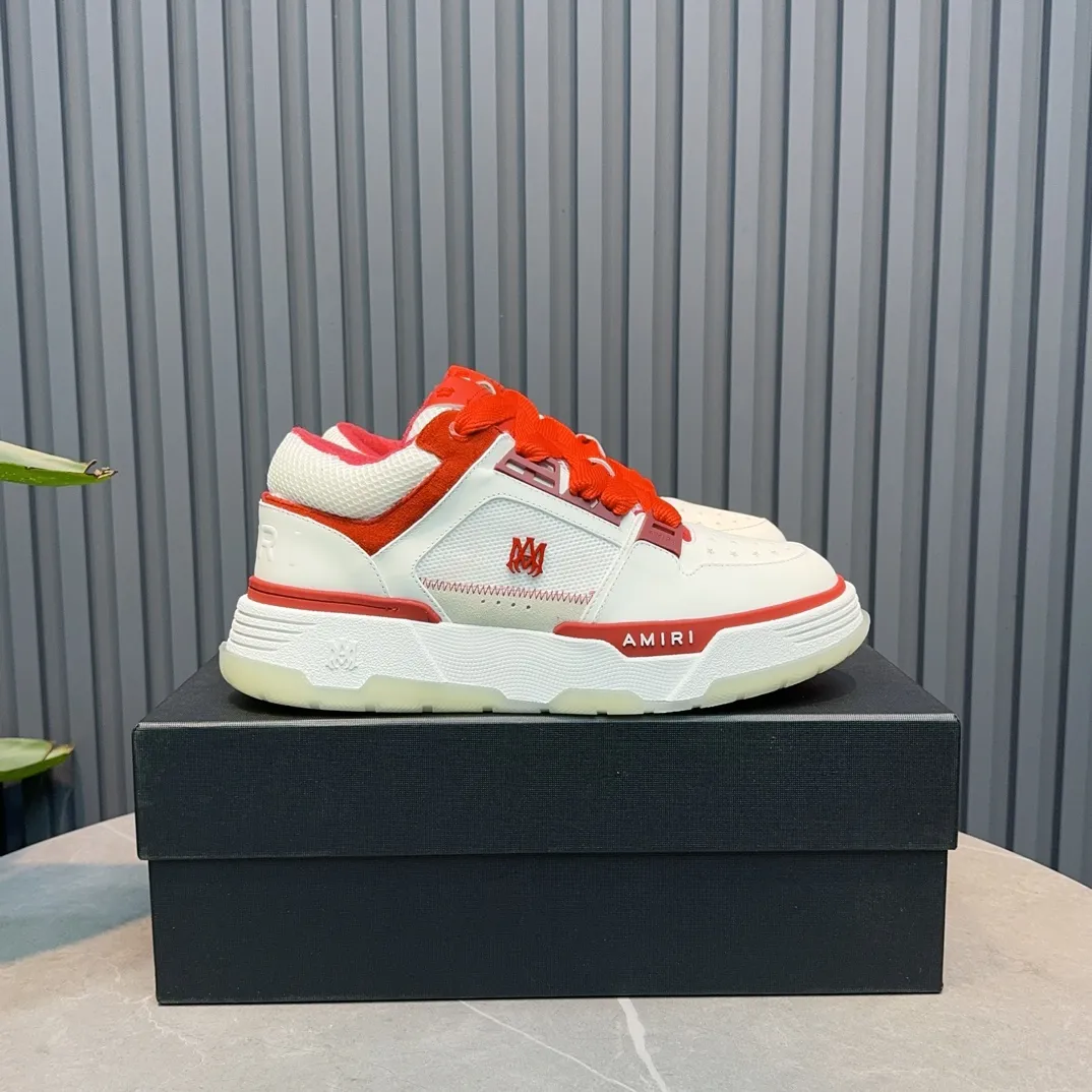 Men's shoes 💰660💰 AMIRI AMIRI trendy brand hot sale 🔥 Available all year round, couples 💑 Official website synchronization Imported fabrics 1⃣️ vs 1⃣️ replica, original factory special original sole, 35-45 (45. non-refundable)